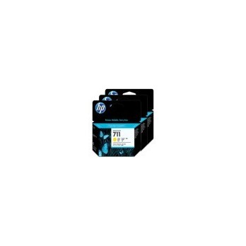 CARTUCCIA HP 711 CZ136A 3-PACK GIALLO 29ML ORIGINALE