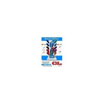 PENNE SF ROYAL OFFICE ERASABLE 0,7 ESP. 80 COLORI ASSORTITI