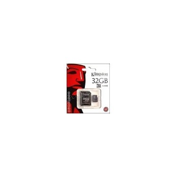 KINGSTON MICRO SD SDC10G2 32GB CLASSE 4 C ADATTATORE